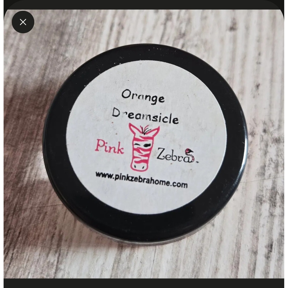 Pink Zebra Orange Dreamsicle Sprinkles Partial Jar 1 1/8 oz Wax Melts 12180